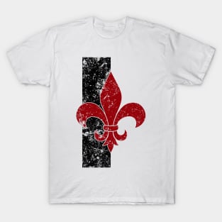 Fleur de lis Bloody Rose T-Shirt